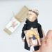 Thomas Aquinas figure, friar, Scholastic thinker, philosopher - Historical doll