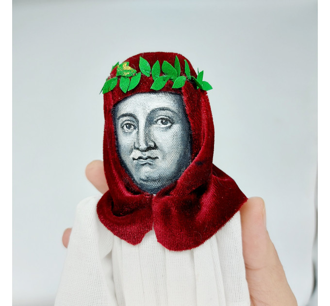 Francesco Petrarca figure, father of humanism, famous scholar, poet Renaissance - History art