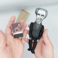 Ezra Pound figurine, famous American poet and critic - library bookshelves decor - Literary gift !