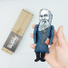 Walt Whitman figurine, American poet, essayist, Poetry gifts! Bookshelves decor