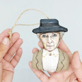 Miss Marple Christmas ornament