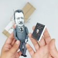 Benedetto Croce figure, famous Italian idealist philosopher, politician - Library decor, Readers gift!