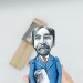 Thorstein Veblen figurine, American economist, famous critic of capitalism - Gift for economist!