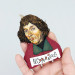 Nicolaus Copernicus Christmas ornament, science fiction decor 