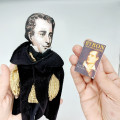 Lord Byron figurine, famous English romantic poet - Book lover gift!