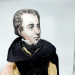 Lord Byron figurine, famous English romantic poet - Book lover gift!