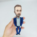 Jordan Peterson figurine, famous Canadian psychologist, author, media commentator