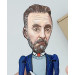 Jordan Peterson figurine, famous Canadian psychologist, author, media commentator