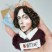 Oscar Wilde Christmas ornament, Librarian gift!
