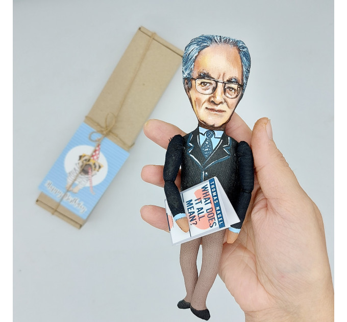 Thomas Nagel figure, American philosopher, Gift for professor of Philosophy, Library decor