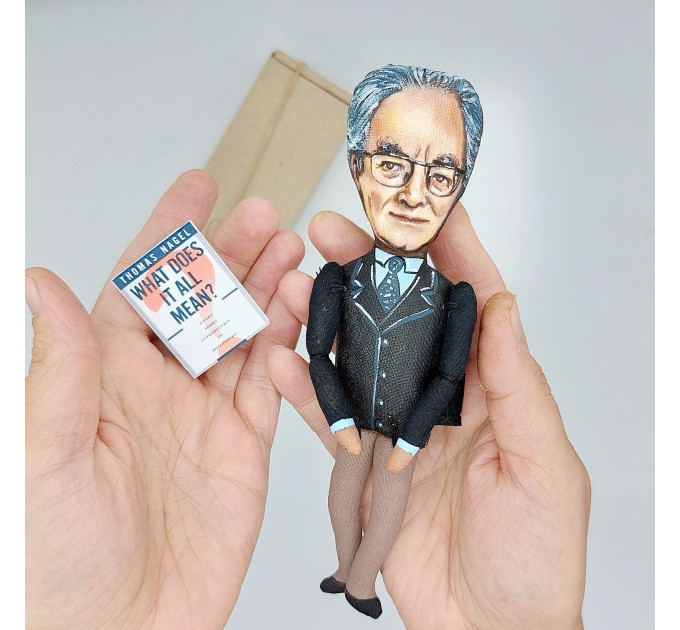 Thomas Nagel figure, American philosopher, Gift for professor of Philosophy, Library decor