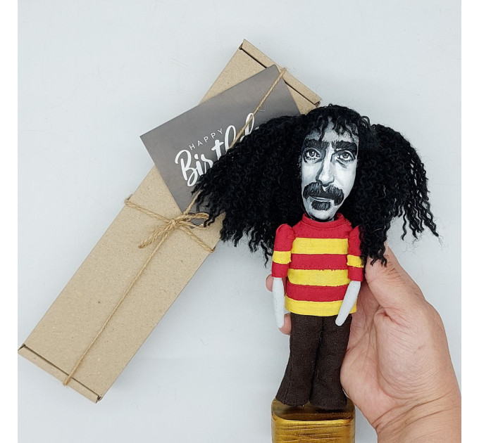 Frank Zappa figurine, American musician, bandleader rock, pop, jazz fusion - The Mothers
