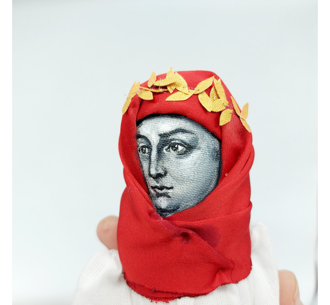 Giovanni Boccaccio figurine, Italian poet Renaissance - The Decameron - Literary gift!