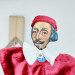 Cardinal Richelieu historical figurine, French statesman, prelate of the Catholic Church doll