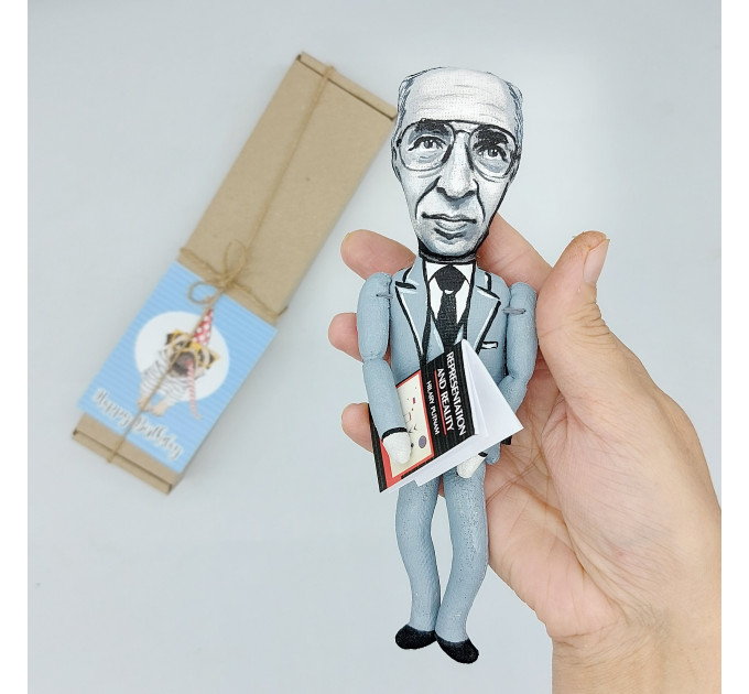 Hilary Putnam figurine, famous American philosopher, computer scientist - Gifts for Philosophy Lover!