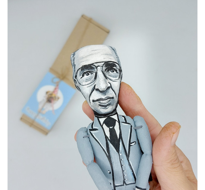 Hilary Putnam figurine, famous American philosopher, computer scientist - Gifts for Philosophy Lover!