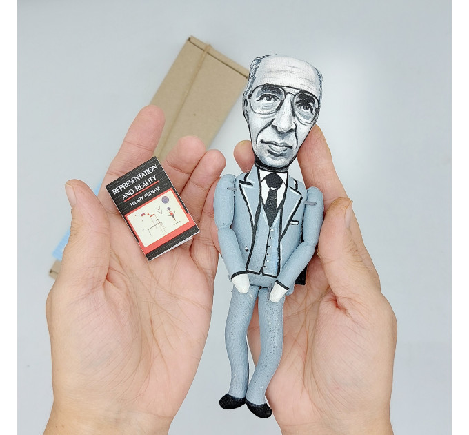 Hilary Putnam figurine, famous American philosopher, computer scientist - Gifts for Philosophy Lover!