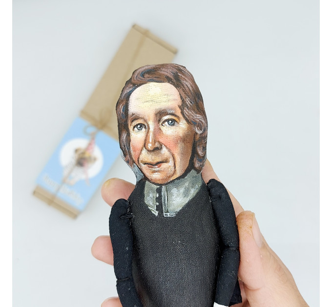 Nicolas Malebranche figurine, French Catholic priest, rationalist philosopher 