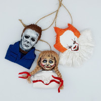 Set 3 Creepy Ornaments