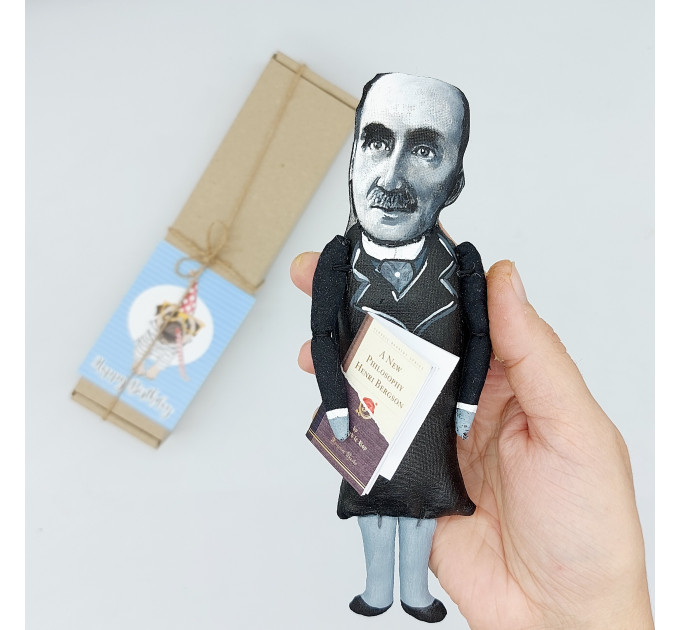Henri Bergson figure, famous French philosopher - Gift for professor philosophy!