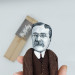 Theodore Roosevelt figurine, 26th president US, collectible doll