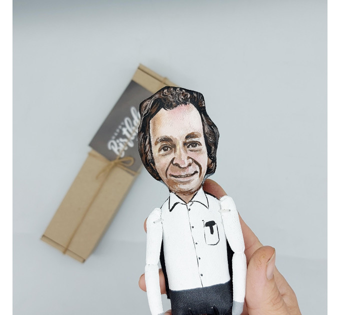 Richard Feynman figurine, American theoretical physicist - The Science Buff gift!