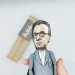Raymond Chandler figure, American-British novelist, famous Mystery writer - Readers gift!