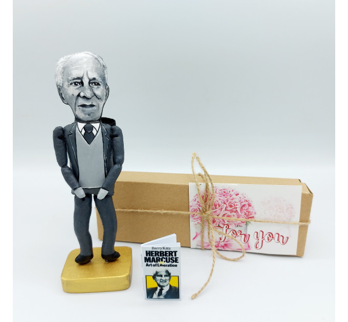 Herbert Marcuse figure, German–American philosopher, social critic, political theorist - Philosophy gift!