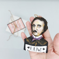 Edgar Allan Poe ornament
