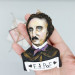 Edgar Allan Poe Gothic Christmas ornament 