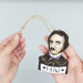 Edgar Allan Poe Gothic Christmas ornament 
