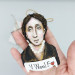 Virginia Woolf Christmas ornament, Book lover gift!