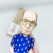Hunter S Thompson figure, famous American journalist, author - Gift for writer!