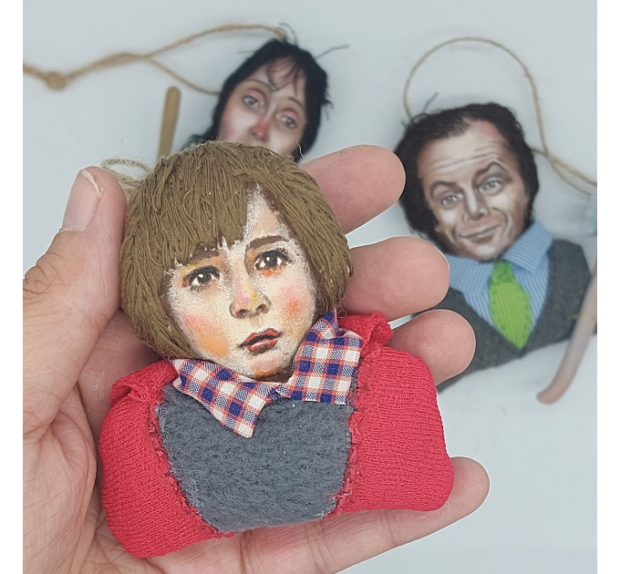 The Shining Movie, SET Christmas ornaments - Jack Torrance, Wendy Torrance, Denny Torrance