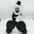 Terrifier Slesher movie killer clown doll 22.8 inshes ( 55 cm ), Halloween decoration