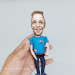 Chris Martin singer figure, Coldplay band - Collectible doll
