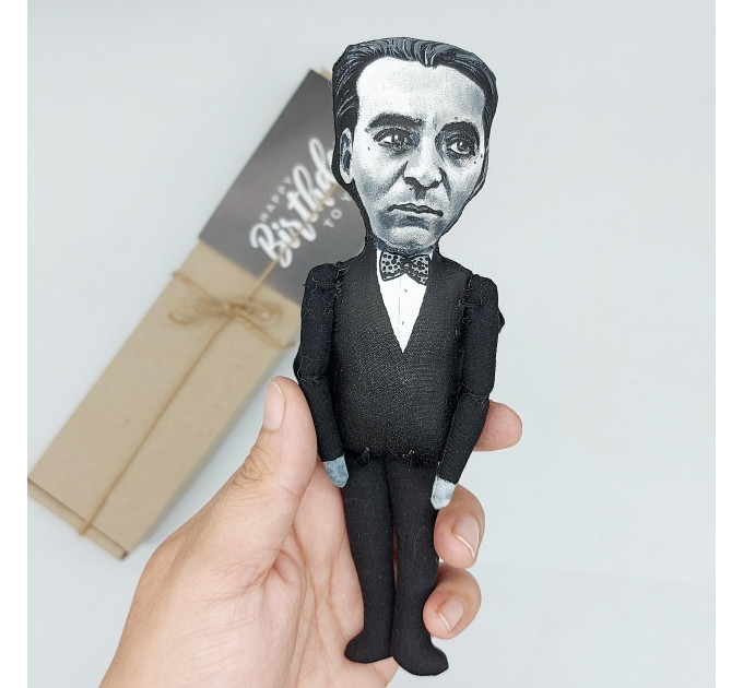 Federico García Lorca figurine, Spanish poet, playwright - Gift for writers!