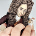 Daniel Defoe figurine, English writer, author novel Robinson Crusoe - Literary gift!
