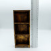 Miniature Wooden Bookcase 1:12 scale furniture for 7 inches dolls, Library decoration