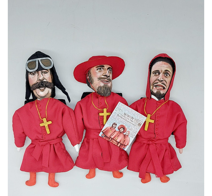 Spanish inquisition Monty Python the Comedy group figurines