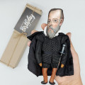 Miguel de Cervantes figure, Spanish writer, author novel Don Quixote - Book lover gift!