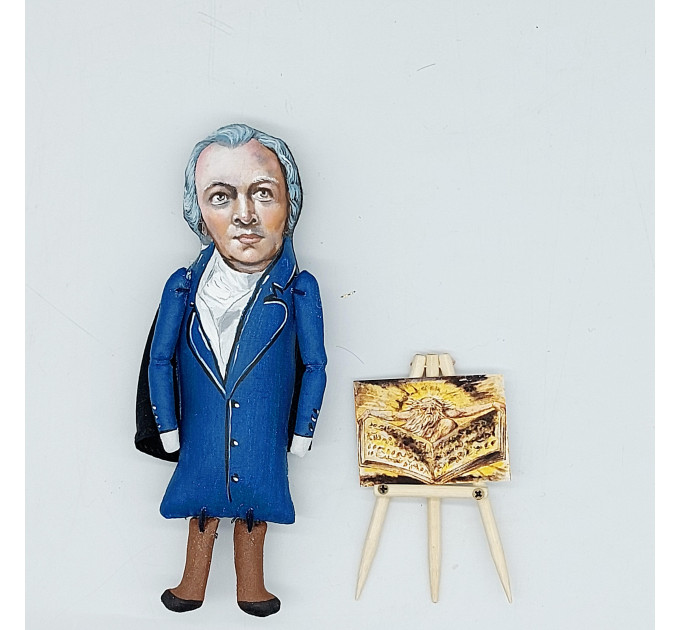 William Blake figure, English poet, painter the Romantic Age - Gift for painter!
