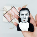 Bela Lugosi Dracula 1931- Halloween tree ornament, horror movie art