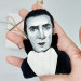 Bela Lugosi Dracula 1931- Halloween tree ornament, horror movie art