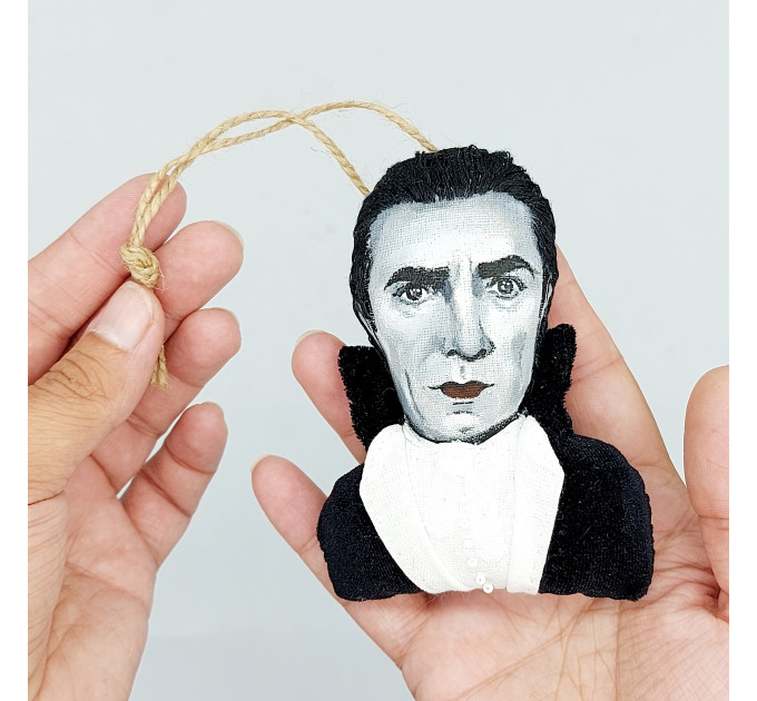 Bela Lugosi Dracula 1931- Halloween tree ornament, horror movie art