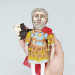 Hadrian Roman emperor figurine - Roman Empire history art - Collectible doll