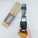 Fatty Arbuckle handmade figurine, famous American silent film actor - Gift for collectors of classic film!