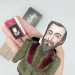 John Donne figurine, English poet, scholar - Book lover gift! Collectible doll