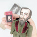 John Donne figurine, English poet, scholar - Book lover gift! Collectible doll