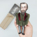 John Donne figurine, English poet, scholar - Book lover gift! Collectible doll